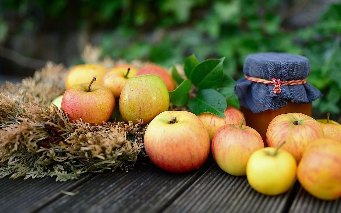 Detalle de las frutas más frescas del delivery matutino